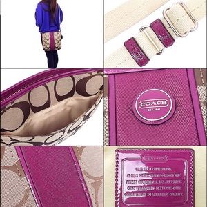 Coach Signature Crossbody Duffle New with Tags